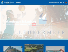 Tablet Screenshot of leukermeer.nl